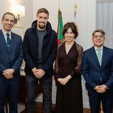 <![CDATA[ Coates recebido na Embaixada de Portugal no Uruguai: «Foi muito especial» ]]>