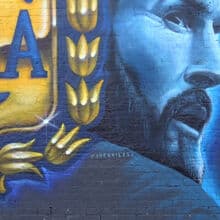<![CDATA[ Messi ganha mural gigante em Dallas durante o Mundial ]]>