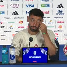 <![CDATA[ Bruno Fernandes: «A minha vontade não era vir falar convosco, com todo o respeito, mas sim dar uns toques...» ]]>
