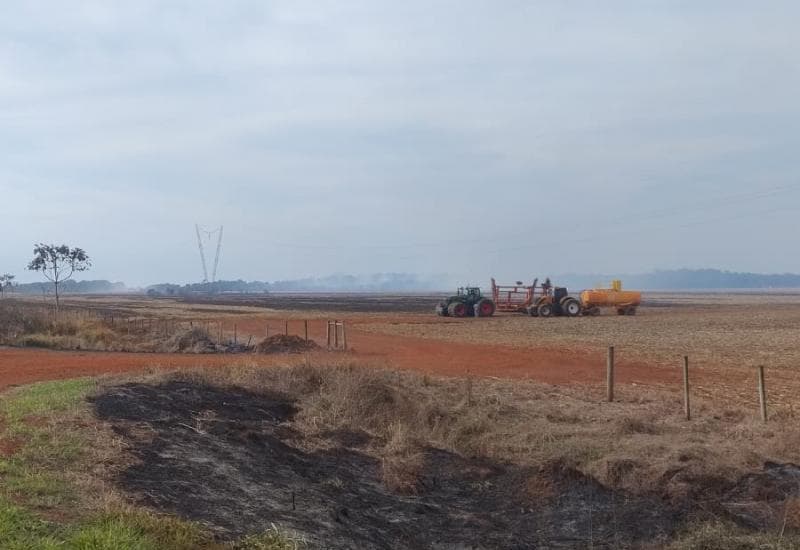 Incêndios colocam início da safra de soja em alerta em MS