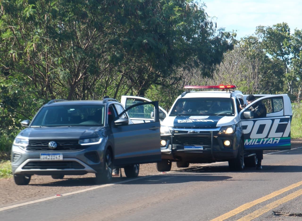 Motorista é preso com T-Cross furtado ao tentar despistar a PM na BR-262