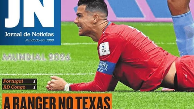 Desilusão da selecção no Mundial recai na imagem de Ronaldo nos jornais