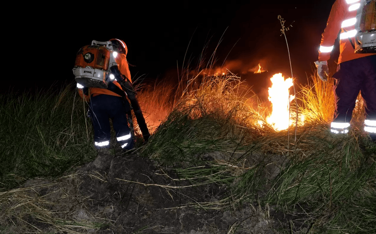 Incêndio cruza fronteira entre Brasil e Bolívia e mobiliza combate no Pantanal