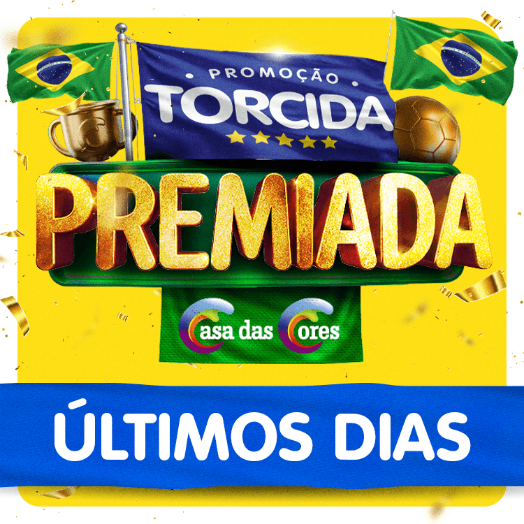 Torcida Premiada da Casa das Cores entra na reta final com ofertas imperdíveis 