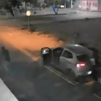 Câmera registra ataque com ao menos 13 tiros antes de PM ser baleado