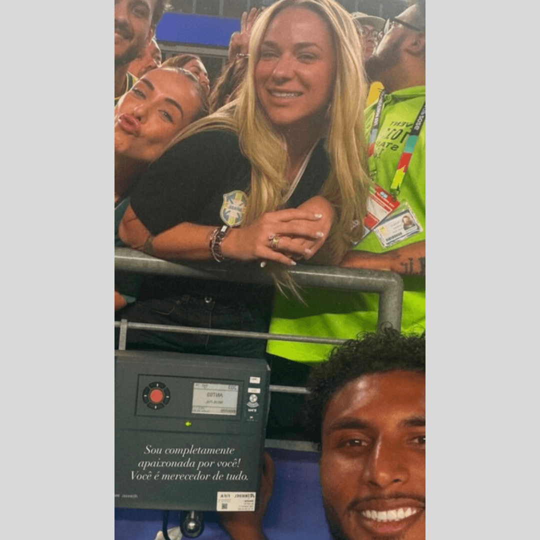 Após estreia de Éderson, esposa faz declaração de amor a jogador da seleção