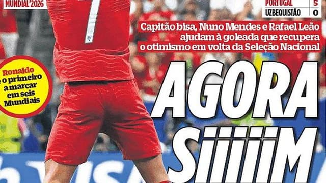 Jornais vão dos 8 aos 80 em uma semana no que a CR7 diz respeito