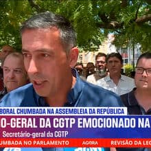 <![CDATA[ «Hoje é um dia de festa»: Secretário-geral da CGTP emociona-se e celebra chumbo de reforma laboral  ]]>