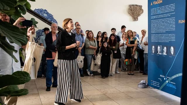 Inauguração de exposição no átrio da CMF