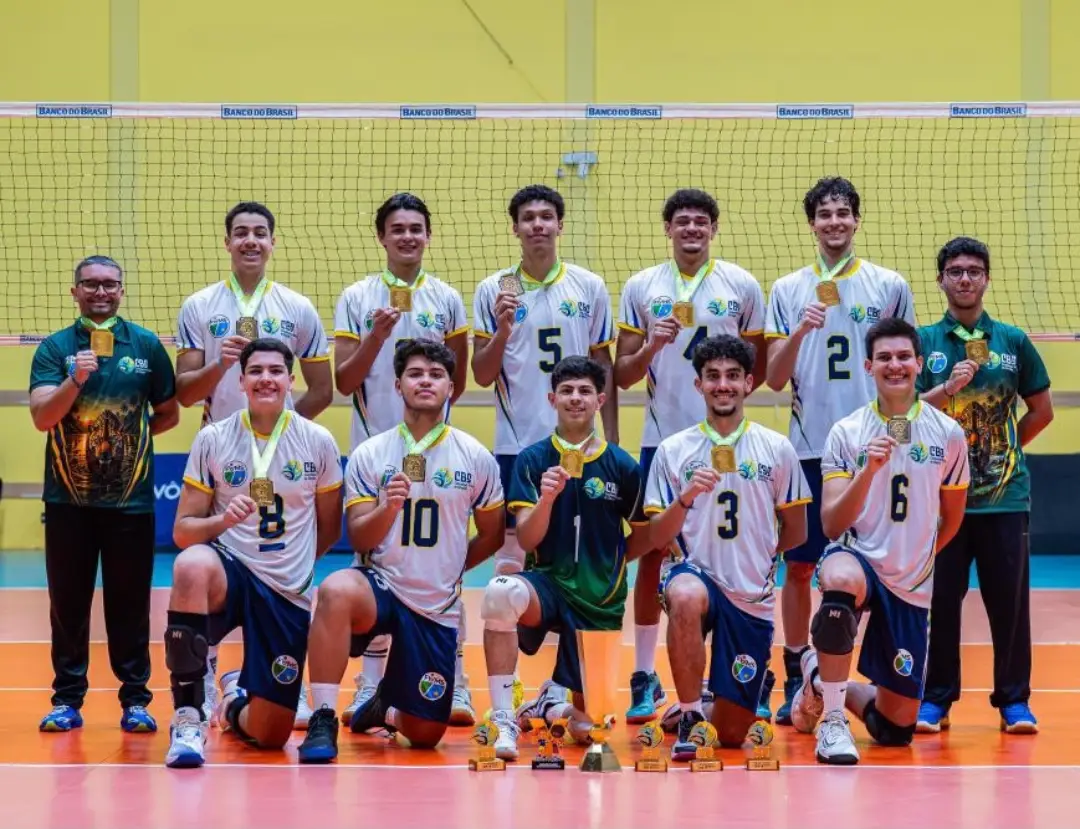 Seleção de MS vence Espírito Santo e é campeão do brasileiro Sub-18 de vôlei