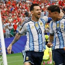 <![CDATA[ A crónica do Argentina-Áustria, 2-0: Messi com o exclusivo de golos e futebol ]]>