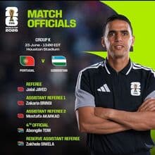 <![CDATA[ Já há árbitro para o Portugal-Uzbequistão ]]>