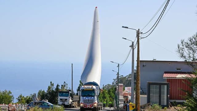 Transporte de pás eólicas volta a condicionar trânsito até 18 de Outubro
