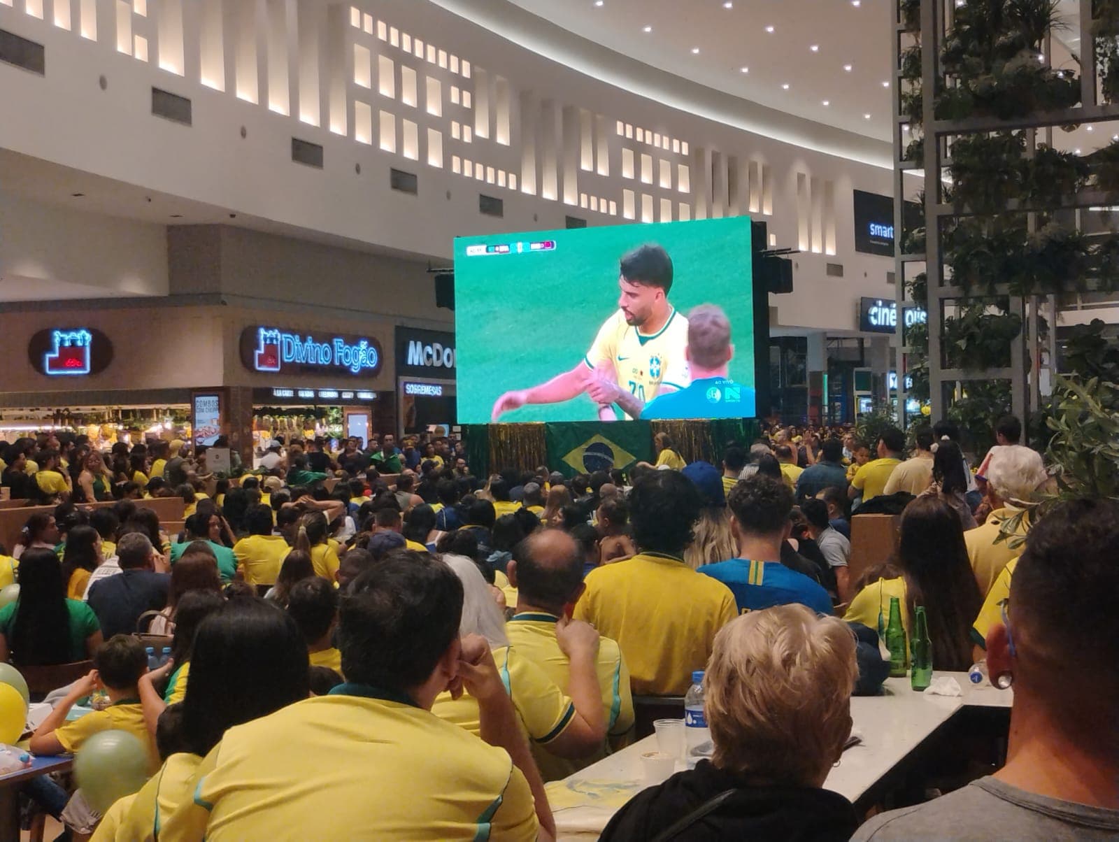 Veja onde assistir aos jogos do Brasil nos shoppings de Campo Grande 