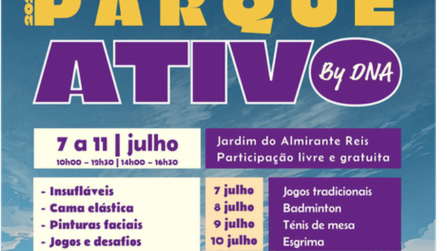 Câmara do Funchal promove 'Parque Activo by DNA 2026' no Jardim Almirante Reis