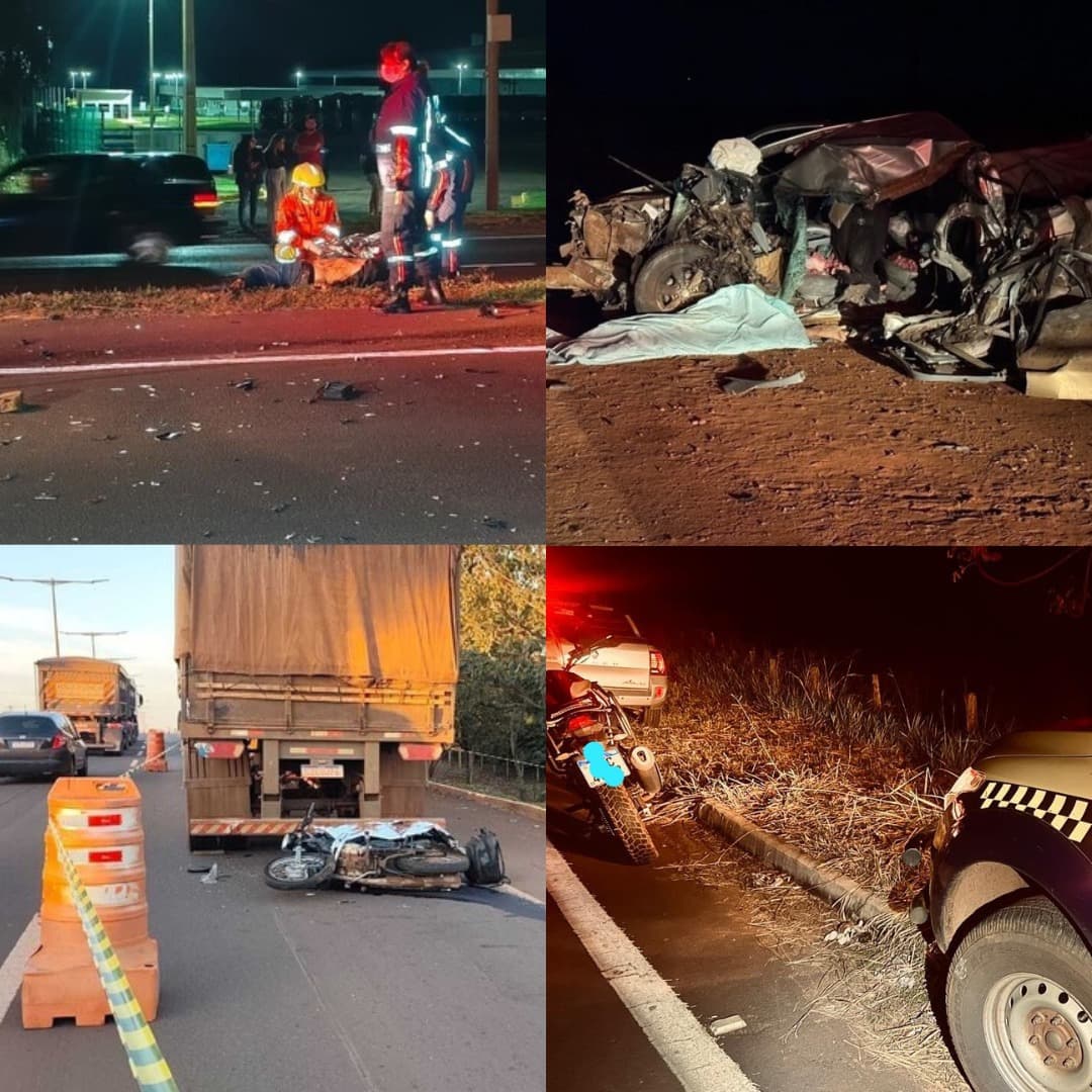 MS tem 4 mortos em acidentes nas rodovias em menos de 24 horas