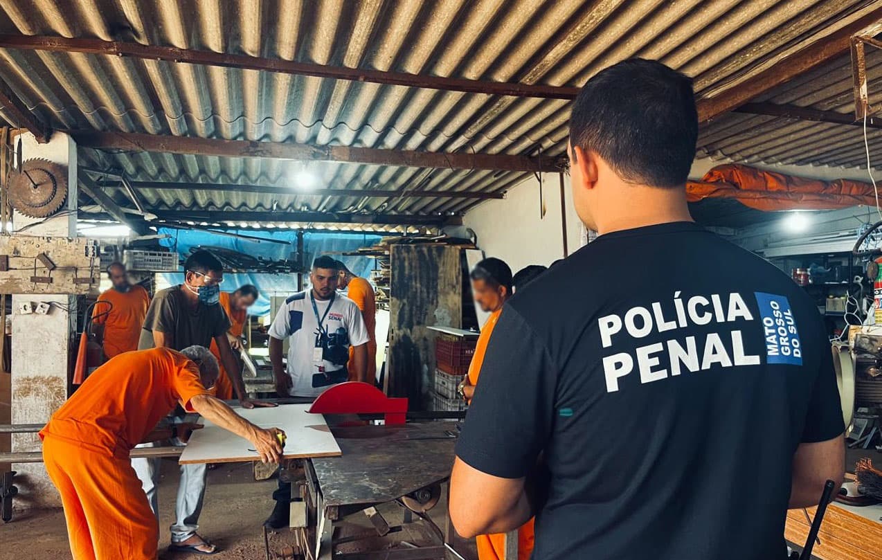 Agepen contrata R$ 1,2 milhão em cursos de construção civil para internos