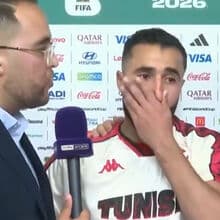 <![CDATA[ Lateral da Tunísia em lágrimas: «Viemos disputar um Mundial com jogadores que nunca jogaram juntos» ]]>