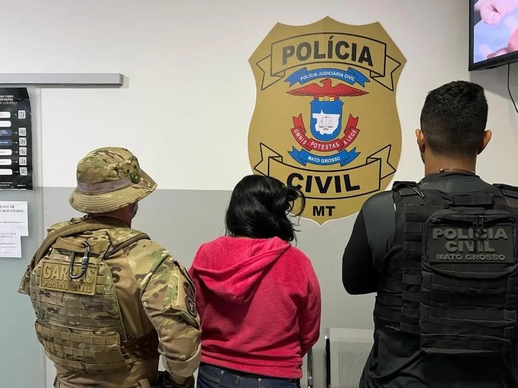 Mulher é presa no MT suspeita de envolvimento em 3 execuções em Nova Andradina