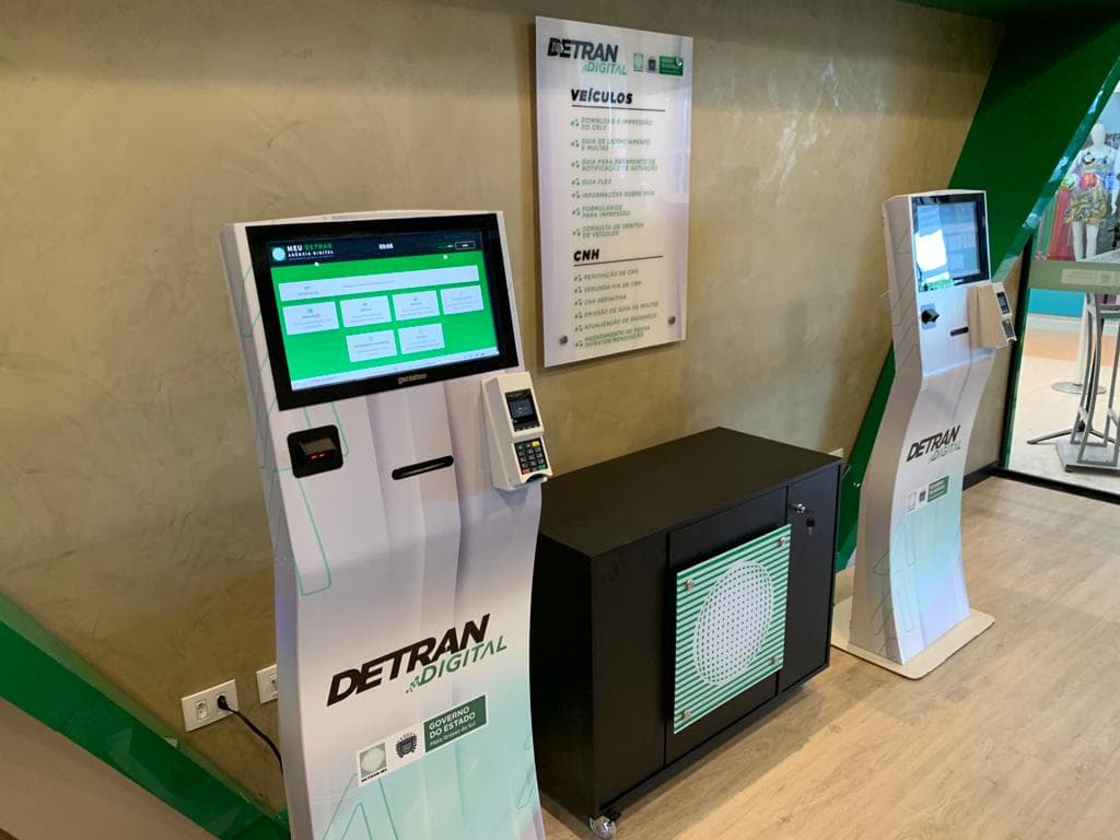 Detran-MS assina contrato para instalar 30 totens de autoatendimento