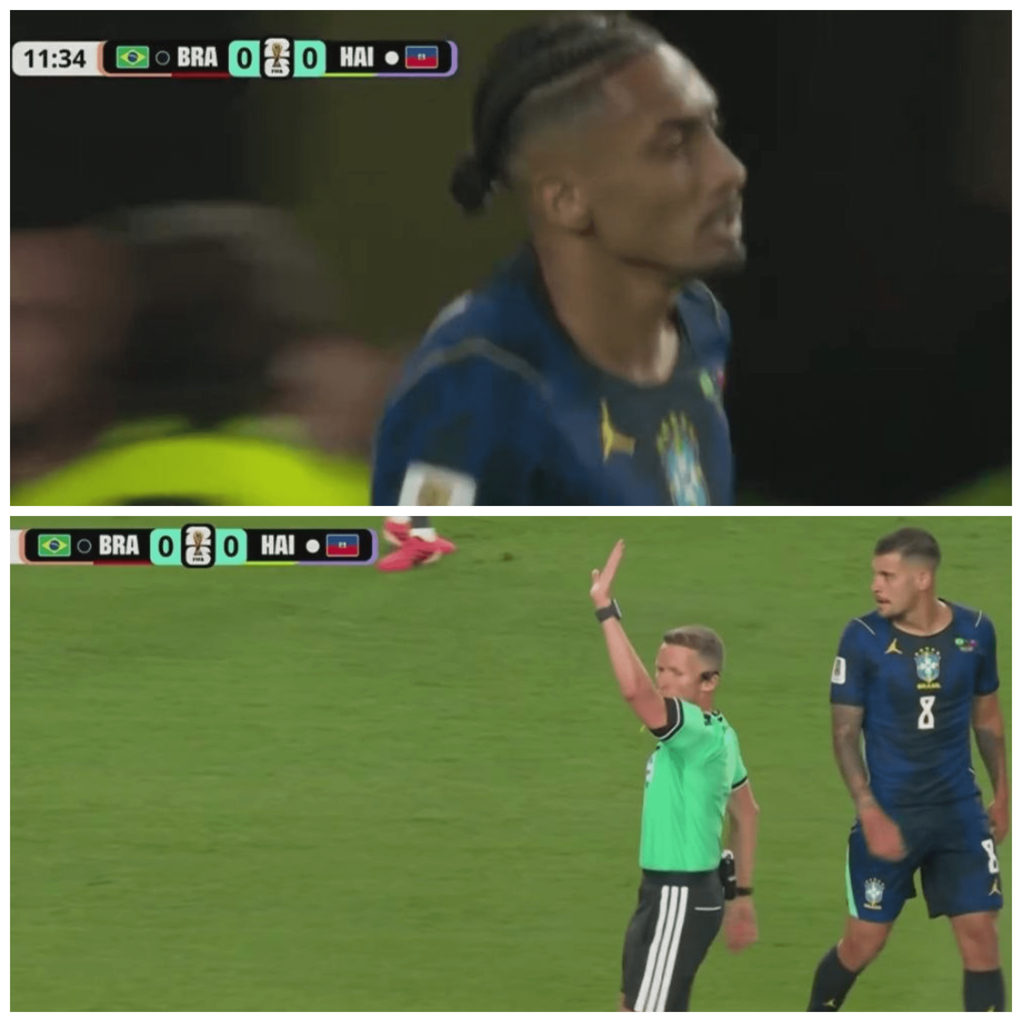 Raphinha faz gol, mas arbitragem anula lance do Brasil por impedimento