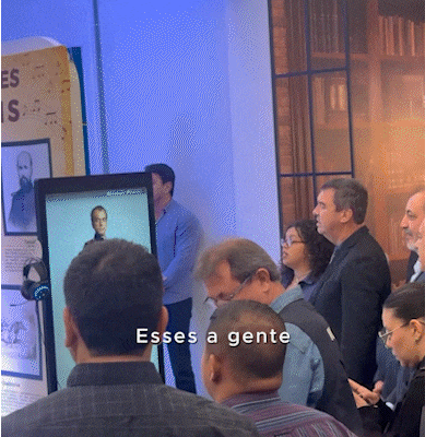 Exposição em museu usa IA para dar voz a heróis do hino de Mato Grosso do Sul