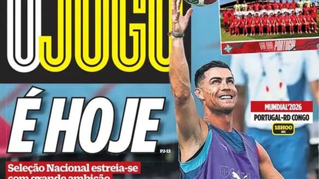 "É hoje"