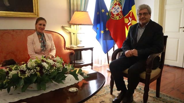 Paulo Barreto recebeu presidente da Associação de Promoção da Macaronésia da Madeira