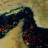 25 navios passaram por Ormuz nas últimas horas. Veja o vídeo em timelapse 