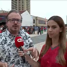 <![CDATA[ Vítor Pinto na Fan Zone Betano em Gaia para o Portugal-Uzbequistão: «Já chega de sustos» ]]>