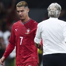 <![CDATA[ Cristiano Ronaldo mete 'gosto' em declarações de Felipe Melo: «Ninguém na Seleção chega ao tornozelo dele» ]]>