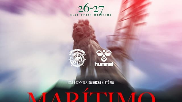 Hummel é novo patrocinador técnico do Marítimo