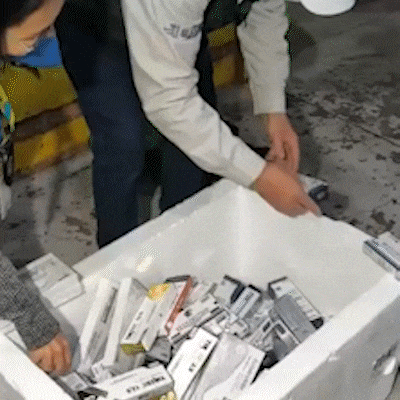Vinte mil emagrecedores contrabandeados vão para o fogo em Dourados