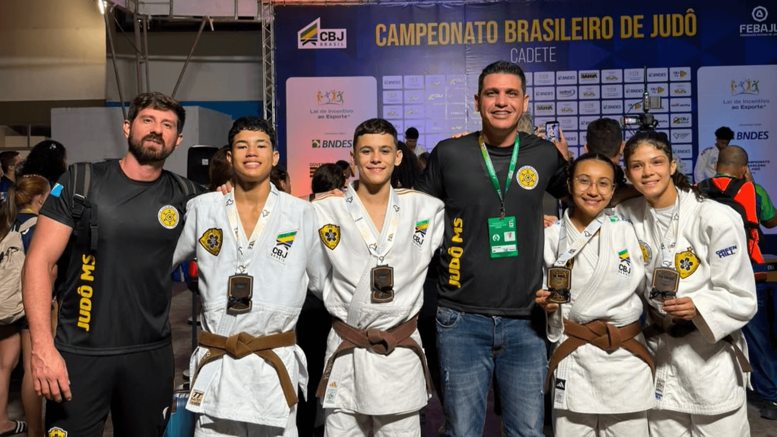 Equipe de Campo Grande garante 5 medalhas no Brasileiro Cadete de Judô
