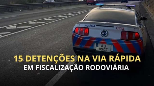 PSP detém 15 condutores em operação na Via Rápida