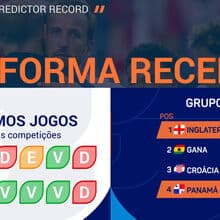 <![CDATA[ Panamá-Inglaterra: favoritismo inglês perto dos 80 por cento ]]>