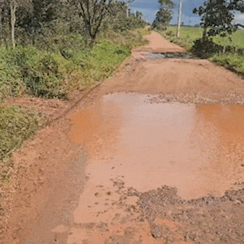 Choveu, problema voltou: motorista reclama novamente das condições de estradas